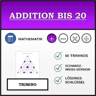 Trimino: Addition bis 20