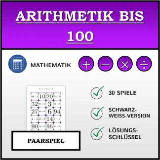 Paarspiel: Arithmetik bis 100