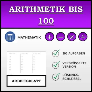 Arbeitsblatt: Arithmetik bis 100