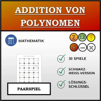 Paarspiel: Addition von Polynomen