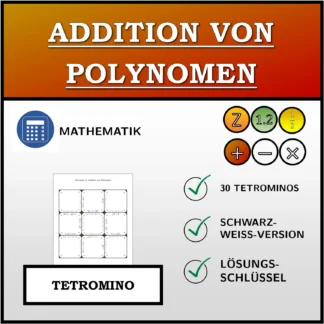 Tetromino: Addition von Polynomen