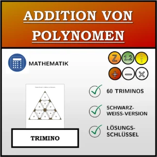 Trimino: Addition von Polynomen