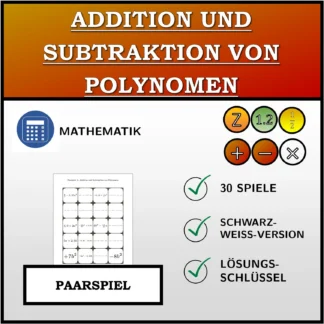 Paarspiel: Addition und Subtraktion von Polynomen