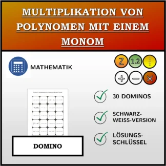 Domino: Multiplikation von Polynomen mit einem Monom