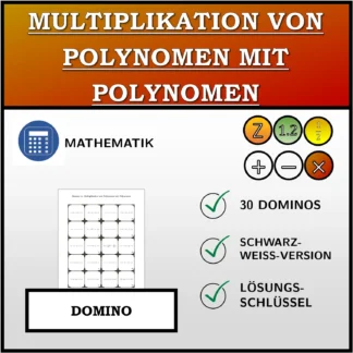 Domino: Multiplikation von Polynomen mit Polynomen