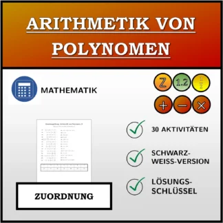 Zuordnungsübung: Arithmetik von Polynomen