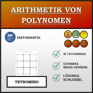Tetromino: Arithmetik von Polynomen