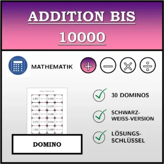 Domino: Addition bis 10000