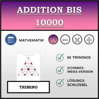 Trimino: Addition bis 10000