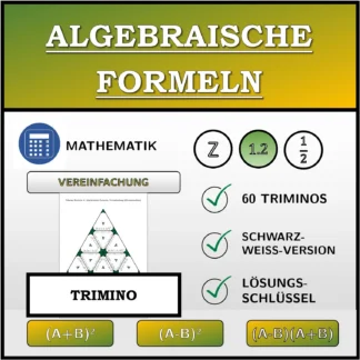 Trimino: Algebraische Formeln, Vereinfachung (Dezimalzahlen)