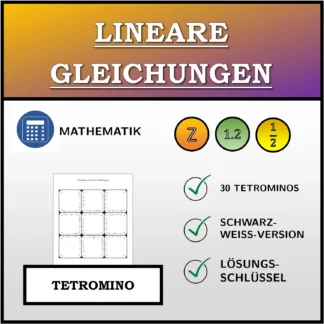 Tetromino: Lineare Gleichungen