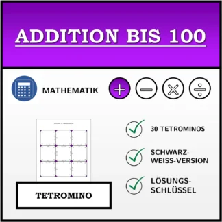 Tetromino: Addition bis 100