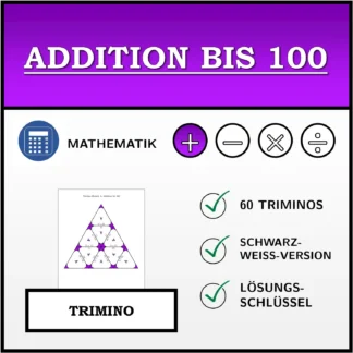 Trimino: Addition bis 100