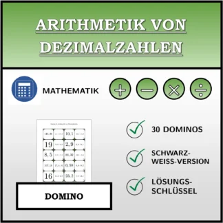 Domino: Arithmetik von Dezimalzahlen