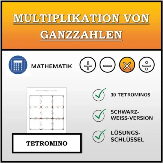 Tetromino: Multiplikation von Ganzzahlen