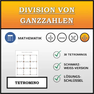 Tetromino: Division von Ganzzahlen