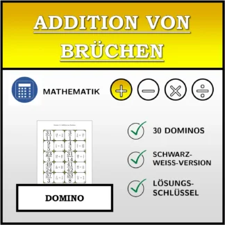 Domino: Addition von Brüchen