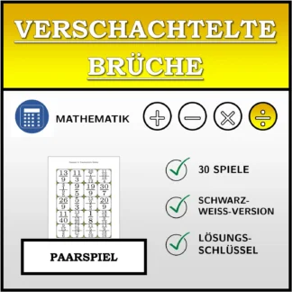 Paarspiel: Verschachtelte Brüche