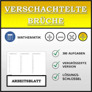 Arbeitsblatt: Verschachtelte Brüche