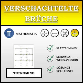 Tetromino: Verschachtelte Brüche