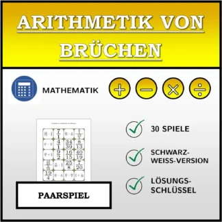 Paarspiel: Arithmetik von Brüchen