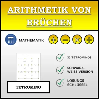Tetromino: Arithmetik von Brüchen