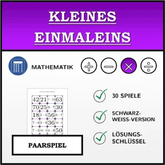 Paarspiel: Kleines Einmaleins