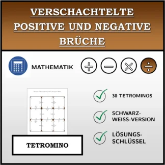 Tetromino: Verschachtelte positive und negative Brüche