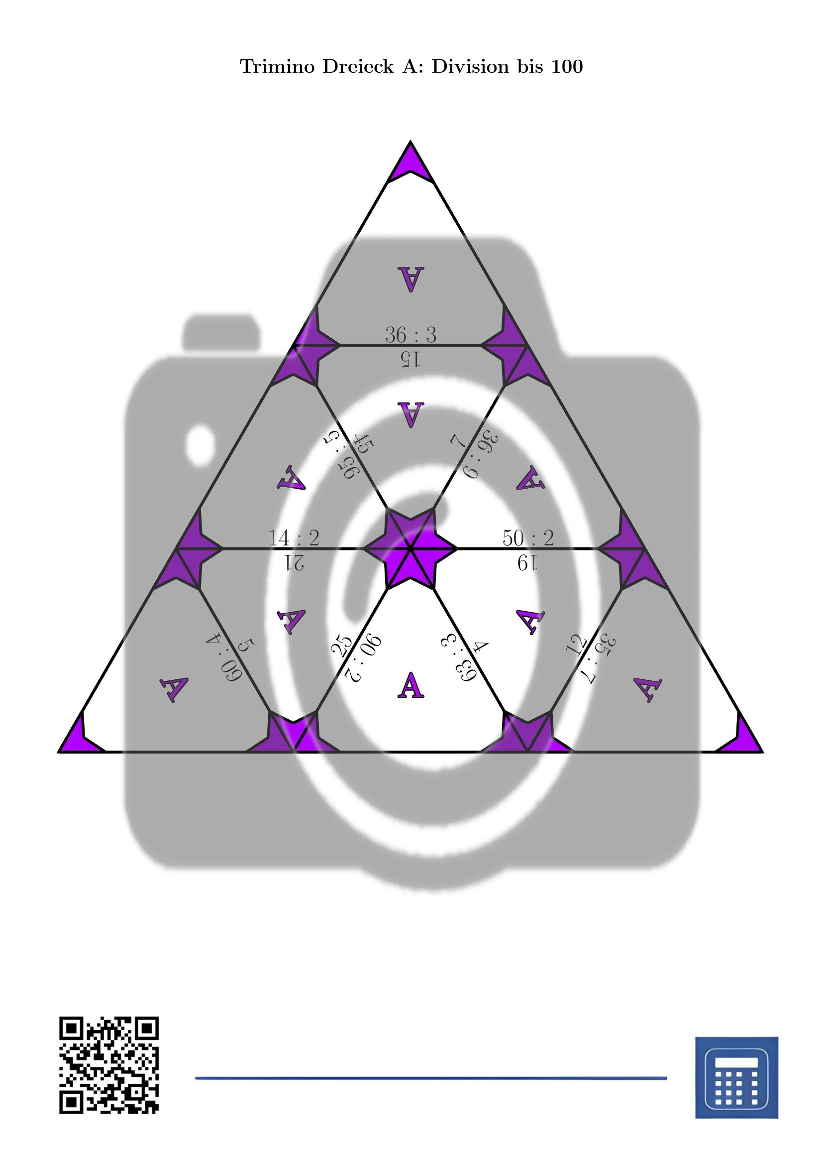 Trimino: Division bis 100 – Bild 2