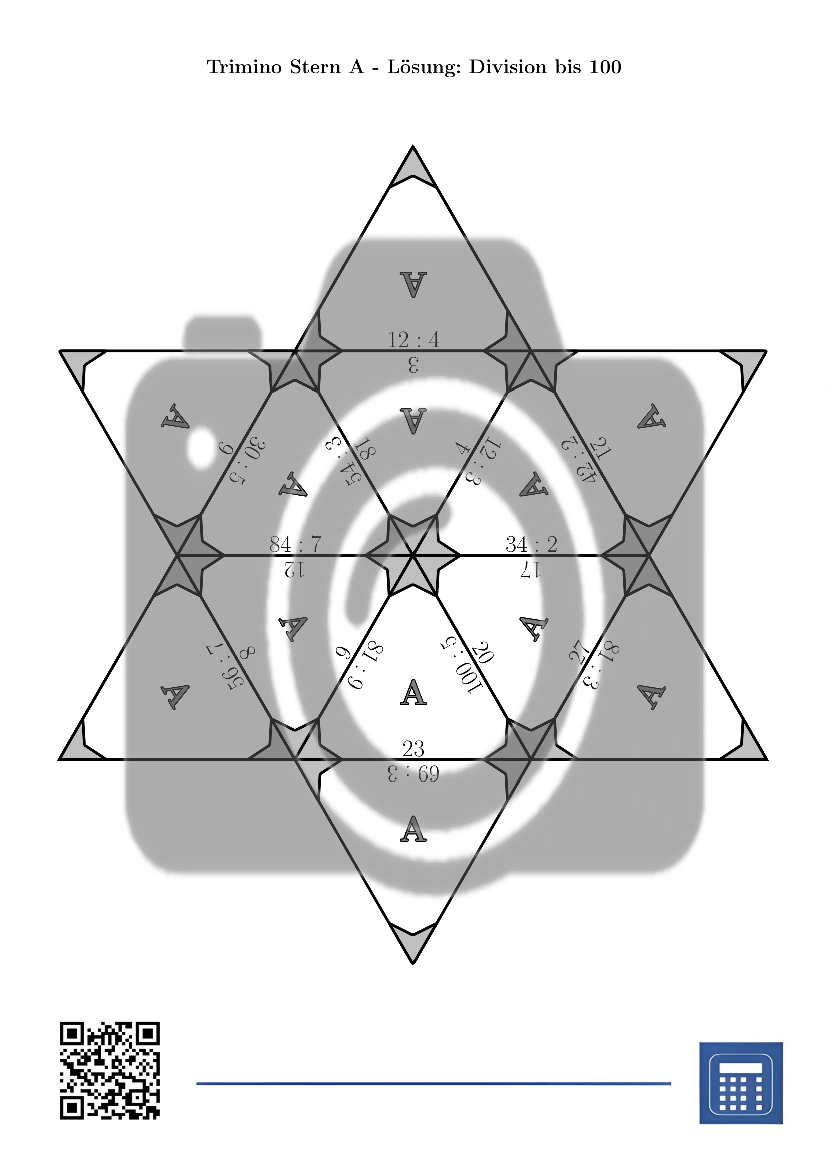 Trimino: Division bis 100 – Bild 7