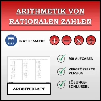 Arbeitsblatt: Arithmetik von rationalen Zahlen