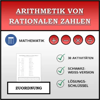 Zuordnungsübung: Arithmetik von rationalen Zahlen