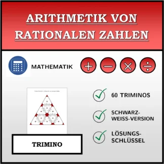 Trimino: Arithmetik von rationalen Zahlen