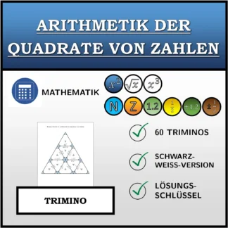 Trimino: Arithmetik der Quadrate von Zahlen